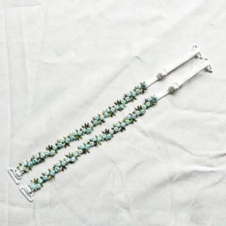 Dây đeo áo ngực hoa METALWRK, Dây đeo vai hoa có thể tháo rời ren, Dây đeo vai có thể điều chỉnh đàn hồi trang trí