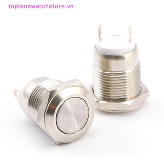 Toplanswatchstore Nút Kim Loại 12MM Tự Khóa Đặt Lại Bắt Đầu Dừng Tròn Cao / Thường Mở / Thường Đóng VN