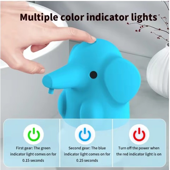 Hộp Đựng Xà Phòng Tự Động Thông Minh Không Cảm Ứng Hồng Ngoại Xà Phòng Rửa Voi Hoạt Hình Nhà Phòng Tắm Hộp Đựng Nhanh Tạo Bọt
