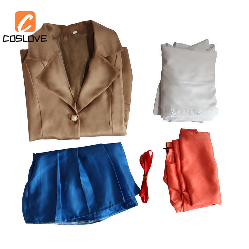 Anime Trò Chơi Doki Doki Văn Học Câu Lạc Bộ Monika Cosplay Quần Áo Trọn Bộ Trang Phục Trường JK Đồng Phục Đầm Cosplay Trang Phục