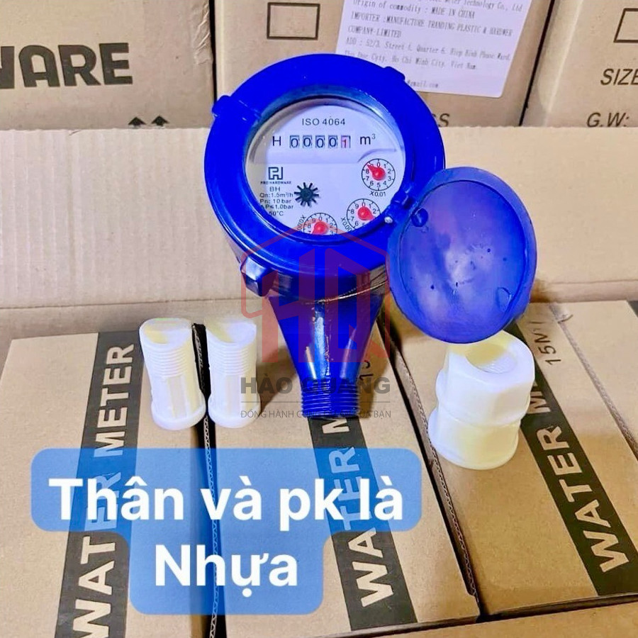 [Pro Hardware] ĐỒNG HỒ NƯỚC 15MM - CÔNG TƠ NƯỚC (hàng nhập khẩu)