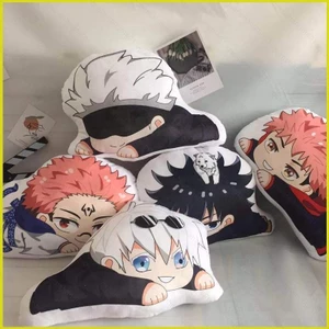PS1 Jujutsu Kaisen Nap Gối Anime Sofa Đệm Hai Mặt Gojo Satoru Megumi Itadori Yuuji Búp Bê Nhồi Bông Sang Trọng Cho Gia Đình