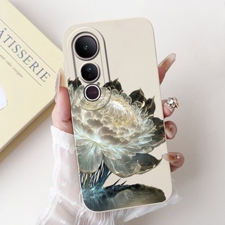 Dành Cho Vivo V50 Lite 5G V2440 Vỏ Hoa Phong Cách Mới Nơ Mềm Kẹo Silicon TPU Ốp lưng Vivo V50 5G V2427 Ốp Lưng