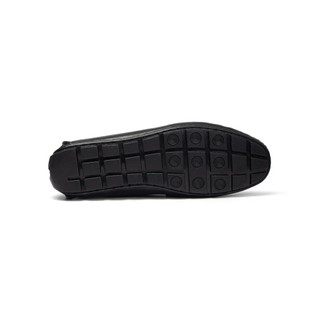 Giày da bò nam Epsom vân hạt dáng lười FTT Leather đế cao su khâu F109140