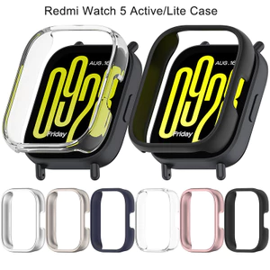 Vỏ bảo vệ PC cứng rỗng cho Redmi Watch 5 Active Watch Protector Shell Frame Redmi Watch 5 Lite Phụ kiện