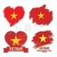Sticker Cờ Việt Nam, Dán điện Thoại, Xe Máy, Máy Tính, Nón Bảo Hiểm....
