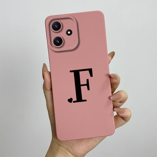 Dành Cho Xiaomi Redmi 12 5G Note 12R Redmi12R Chữ Cái Ban Đầu Dễ Thương Bảo Vệ Ống Kính Vỏ Điện Thoại Silicon Mềm Chống Sốc