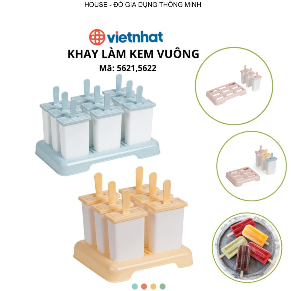 Khay Làm Kem Vuông Chính Hãng Việt nhật