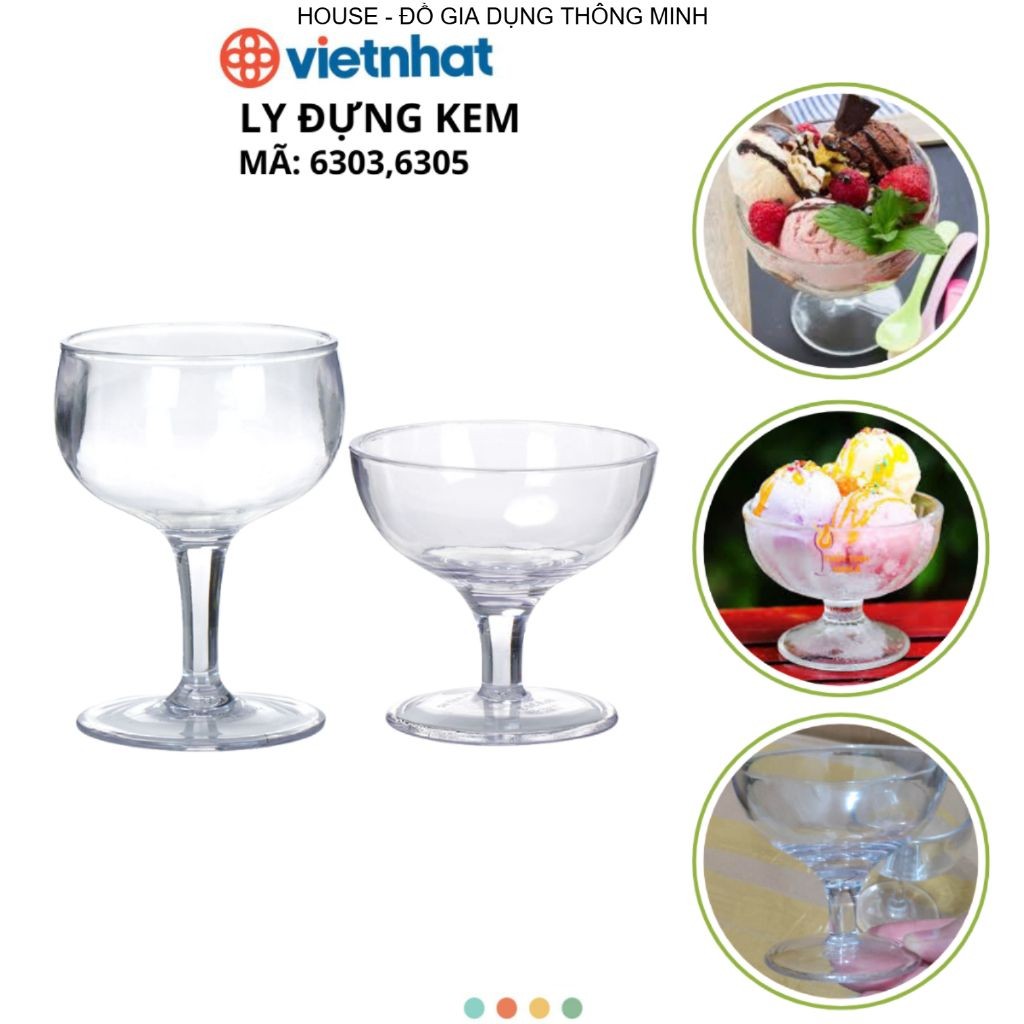 Set 10 Cốc Kem Ly Chính Hãng VIỆT NHẬT