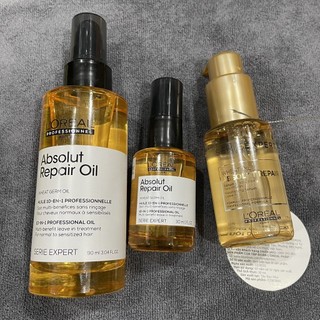 Tinh dầu dưỡng tóc siêu mềm mượt L'oreal Absolut Repair Oil 30ml ( New 2026 ) [ TN ]
