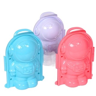 WEETW Santa Clau Snowball Maker Toy, Nhựa Santa Clau Cây Giáng Sinh Snowball Maker Clip, Tay Cầm Chống Trơn Trượt Di Động Chống Trơn Trượt Khuôn Làm Quả Bóng Tuyết Chiến Đấu