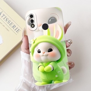 Vivo Y91 Y91i Y93 Y95 U1 1807 1816 1817 1820 1811 Vỏ Gấu Trúc Thỏ Dễ Thương Bảo Vệ Ống Kính Vỏ Điện Thoại Silicon Mềm