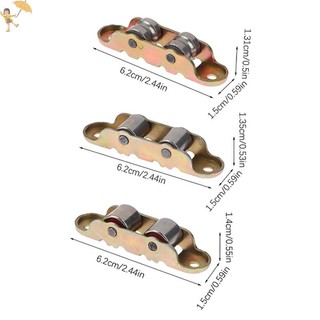 [Gou] 80 Loại Flat / Rãnh Đôi Bánh Xe Trượt Kim Loại Cửa Sổ Ròng Rọc Hỗ Trợ Đáy Trượt Con Lăn Theo Dõi Phụ Kiện Phần Cứng VN