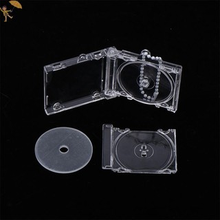 [GOU] Ngoại Vi Kỷ Niệm Trống Album CD Case Móc Khóa CD Player Hình Chìa Khóa Mặt Dây Chuyền Cho DIY Ba Lô Trang Trí VN