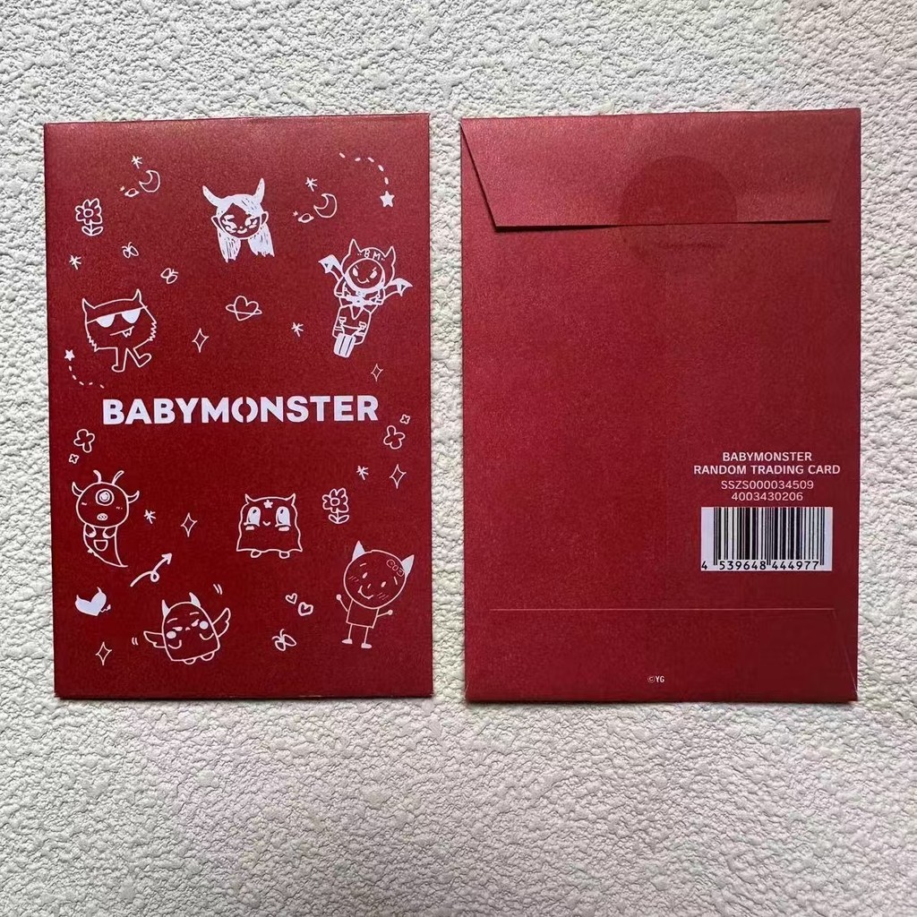 Babymonster Cafe Thẻ giao dịch ngẫu nhiên Thương hiệu mới được niêm phong