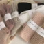 Tất ống giữa BORAGETE, Tất nhung ấm áp mùa đông bằng vải Cashmere, Tất sọc dày thời trang ngủ tại nhà dành cho nữ