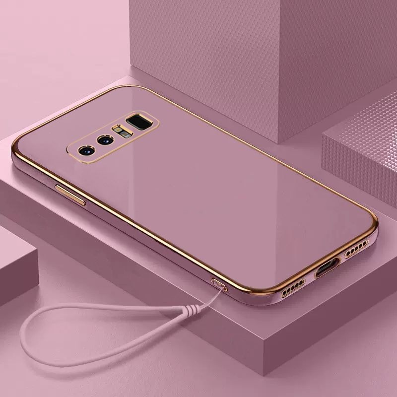 Dành Cho Samsung Galaxy Note8 Ốp điện thoại Mạ Vuông Sang Trọng SM-N950F, SM-N950U Ốp điện thoại Silicon Chống Sốc Fundas