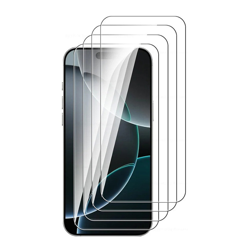 Dành Cho iPhone 16 Pro 14 15 Plus 13 Mini 11 12 Pro Max 9H 2.5D Kính Cường Lực Bảo Vệ Màn Hình Phim Bảo Vệ