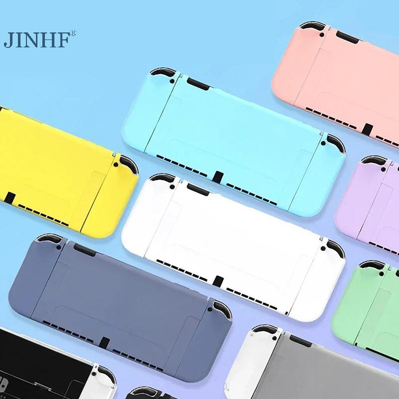 Ốp bảo vệ JINHF Tương thích với bảng điều khiển OLED và Joy-Cons, có thể được chèn vào Dock với HOT