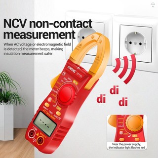 Aneng ST170 Đồng hồ kẹp thông minh 1999 Đếm, Đồng hồ vạn năng kỹ thuật số tự động, Màn hình LCD, Đo điện áp AC/DC, Dòng AC, Đèn pin LED, NCV, Đo điện áp cảm ứng, Điện dung