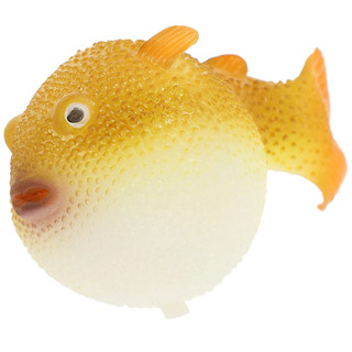 Silicone Mô Phỏng Cá Trang Trí Bể Cá Puffer Cá Naments Bảo Vệ Môi Trường Không Độc Hại