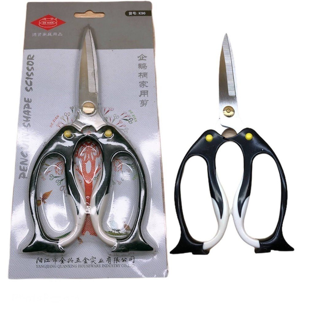 Kéo thép K90 hình chim cánh cụt ngộ nghĩnh chống gỉ, siêu bén, bền