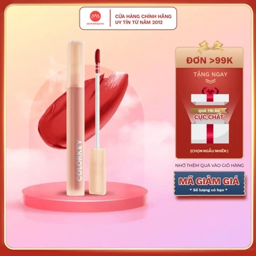 Son kem lì COLORKEY Soft Matte Water Tint 1.8g - son môi trang điểm môi mờ ướt không dính color key