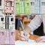 GREA 4 Cái / bộ Bút Gel, Tay Cầm Mềm Dễ Thương Nơ Đen Bút, Nhanh Khô 0.5 Mm Bút Bi Trường Văn Phòng