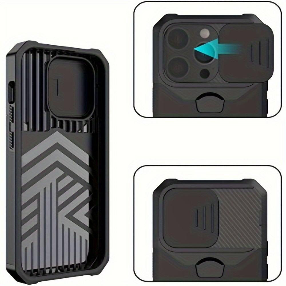 Ốp điện thoại bền, chắc chắn cho iPhone 17 16 15 14 13 12 11 Pro XS Max Mini Plus, ốp cứng chống sốc, có chân đế kim loại và khe cắm thẻ