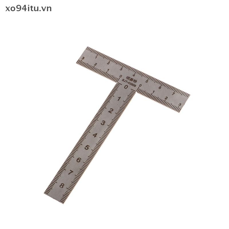XOITU T / L Thước Vuông Đo Bố Trí Dụng Cụ Thép Không Gỉ Thước Góc Phải 90 Thước Xoay Đo Khung Xây Dựng Chính Xác VN