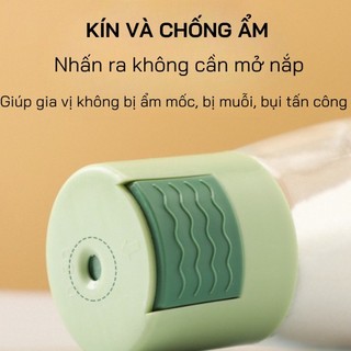 Lọ đựng gia vị thủy tinh nắp rắc thông minh tiện dụng cho nhà bếp gọn gàng sạch sẽ