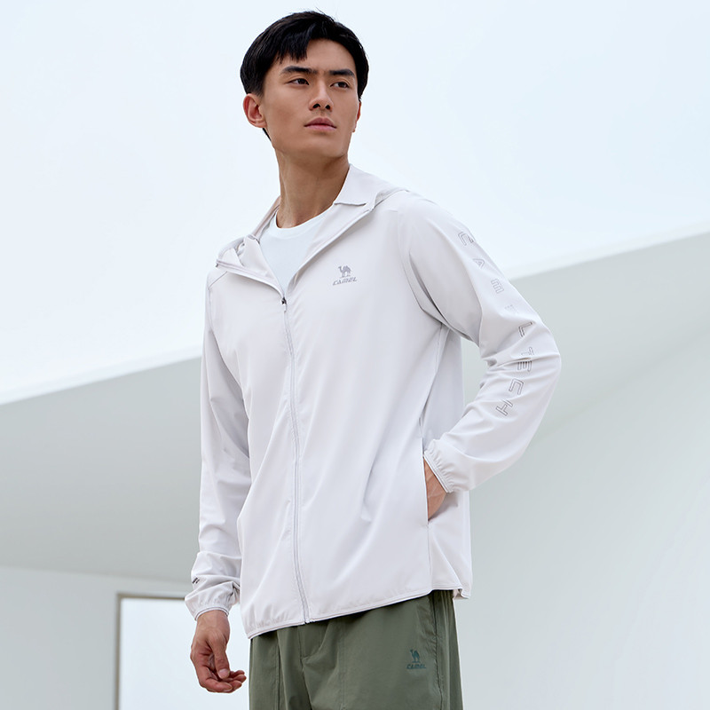 Ảnh CAMEL CROWN Thể Thao Ice Silk Chống Nắng Quần Áo Nam Áo Cardigan Chống Tia Cực tím Quần Áo Nhanh Khô 3