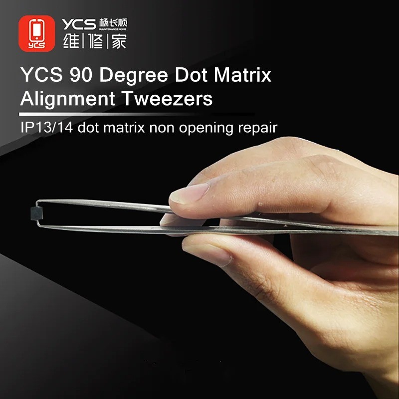 YCS Độ Cứng Cao 90 Độ Sửa Chữa Mặt Dot Matrix Nhíp Cho 13 / 14 Miễn Phí Mở Chấm Ma Trận Căn Chỉnh Sửa Chữa Nhíp Dụng Cụ