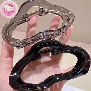 Ánh Trăng 1 Chiếc Đám Mây Thanh Lịch Rỗng Ra Vuốt Tóc Kẹp Nữ Bé Gái Thạch Acrylic Kẹp Tóc Nhựa Kẹp Tóc Barrettes Phụ Kiện Tóc EN