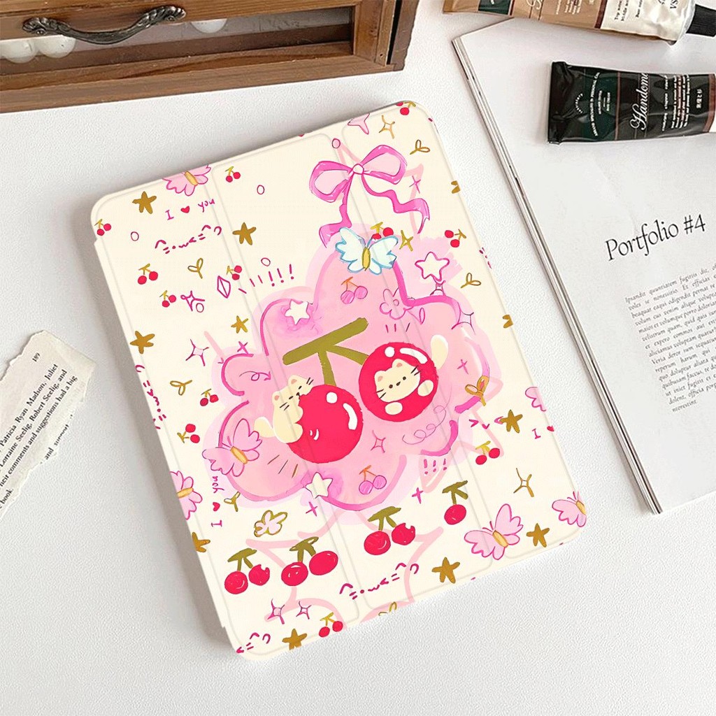 Ốp Bảo Vệ Cho ipad 2024 pro11 / 13 2018 / 2017pro 2025 gen11 A16 gen5 6 gen7 8 9 air1 2 3 air7 mini4 5 6 air4 5 2024 air6 pro12.9inch gen thứ 10 Vỏ Máy Tính Bảng Ba Gấp