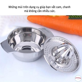 Vắt Cam Inox/Dụng Cụ Vắt Cam Tiện Lợi, Nhỏ Gọn, sử dụng dễ dàng, vắt sạch nước, an toàn không gỉ