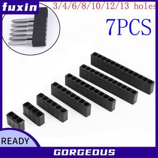 [Fuxin] Hộp đựng mũi tuốc nơ vít 3-13 lỗ bằng nhựa có chân đế sắp xếp lưu trữ