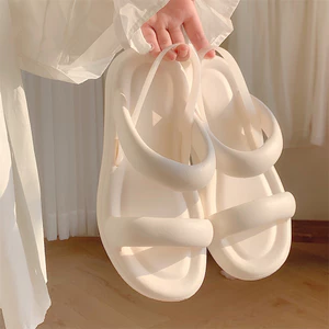 XIXITIAO Dép Sandal Giải Trí Ngoài Trời Đế Mềm Hai Cánh Nữ Mùa Hè