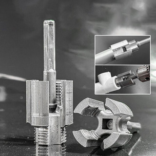 Công Cụ Cắt Ren Ống PVC - Máy Khoan Điện, 1/2'' & 3/4'', Ren Nội Ngoài