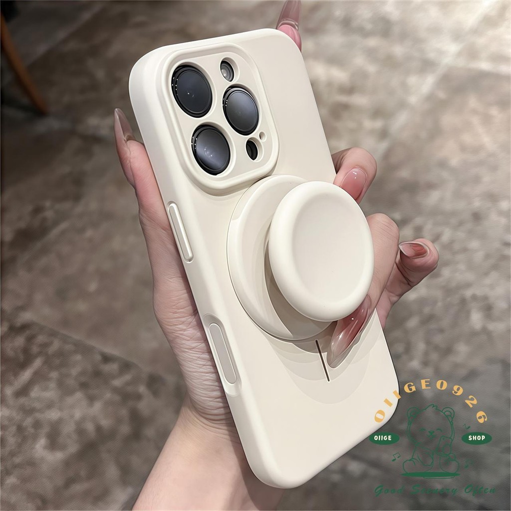 Giá đỡ túi khí từ tính dạng lỏng Macaroon Giá đỡ túi khí từ tính lỏng Vỏ điện thoại iphone16 Pro Max 15 14 13 vỏ cho vỏ iPhone Vỏ mềm silicon TPU chống sốc