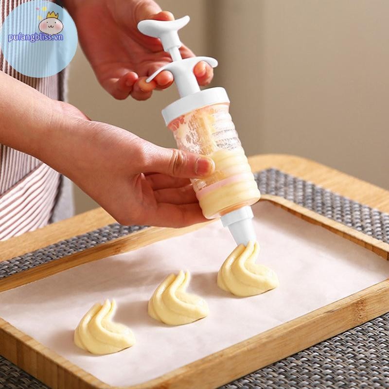 Pufangbliss 8 Vòi Phun Ống Bằng Nhựa Kem Nướng Dụng Cụ Bánh Ngọt VN