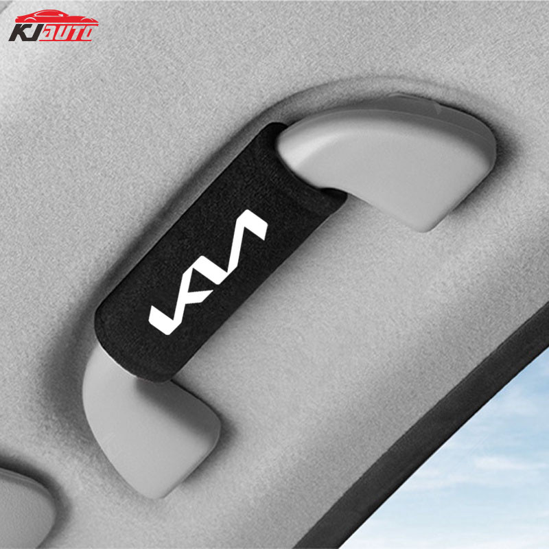 Kia Kn Da Lộn Mái Xe Tay Cầm Vỏ Bảo Vệ Tay Nắm Cửa Da Trang Trí Phụ Kiện Cho Sonet Niro Lai Cerato Stonic Rio Sportage Buổi Sáng Seltos K2 K3 K5