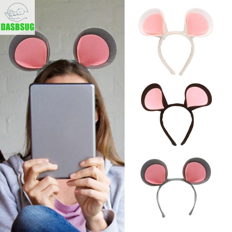 Cute Halloween Mouse Ear Hairhoop Kids Dress Up Headband Carnival Party Hairband
