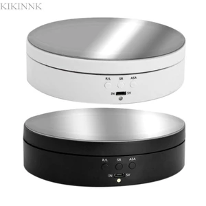 3 Electric Rotating Display Stand Mirror Turntable Jewelry Holder