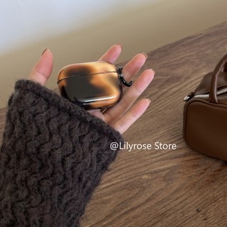 Ambercase cho AirPods 4 [2024] AirPods Pro2 Pro 3 2 1 Bảo vệ tai nghe Apple Màu nâu đen