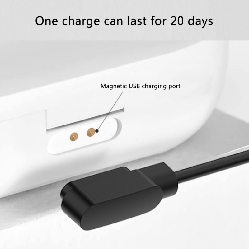 Dây USB sạc nhanh exhila có đầu nối từ tính cho hộp làm sạch ống kính EraClean GM01 GM02