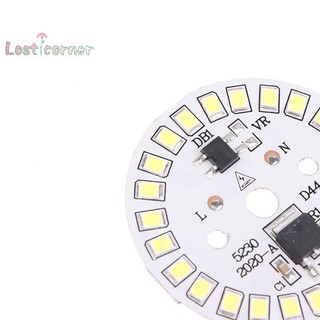 [Lostcorner] Bóng Đèn AC 220V Downlight Chip Spotlight Bóng Đèn LED Patch Lamp SMD Tấm Mô-đun tròn Tấm nguồn sáng [Mới]