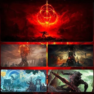 Miếng Lót Chuột Chơi Game Cho Elden Ring Game Thủ Cực Lớn Dày Bàn Phím Máy Tính Thảm Bàn Văn Phòng Thảm Bàn Làm Việc Cao Su Trang Trí Bàn Làm Việc