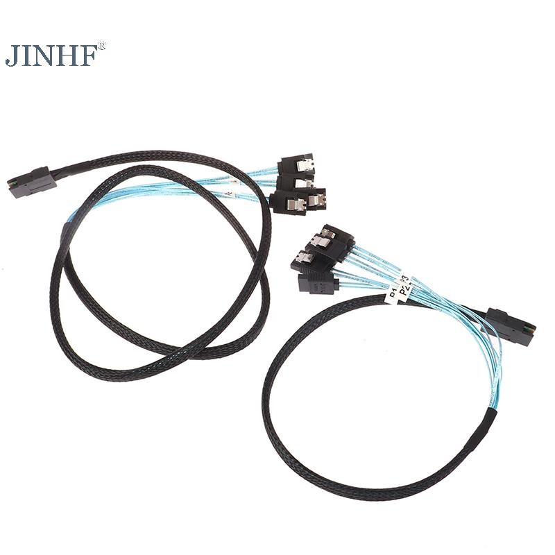 Cáp JINHF SAS SATA -SAS SFF-8087 Đến 4 Cáp SATA SAS 4i SFF8087 36P HOT