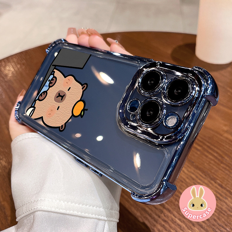 Ốp điện thoại làm việc Capybara dễ thương thời trang cho Honor 500 400 Magic 8 Pro Lite Smart X9D X70 X70i X5C Plus X5B Honor500 Honor400 Ốp lưng chống sốc động vật hoạt hình